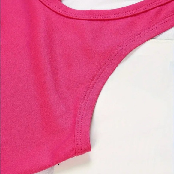 Women's Pink Graphic Tank Top L - Picture 5 of 6